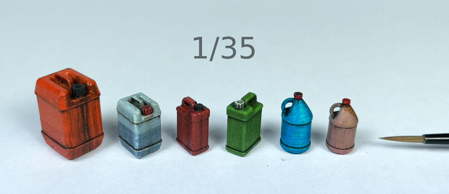 1/16 Plastic Chemical Containers