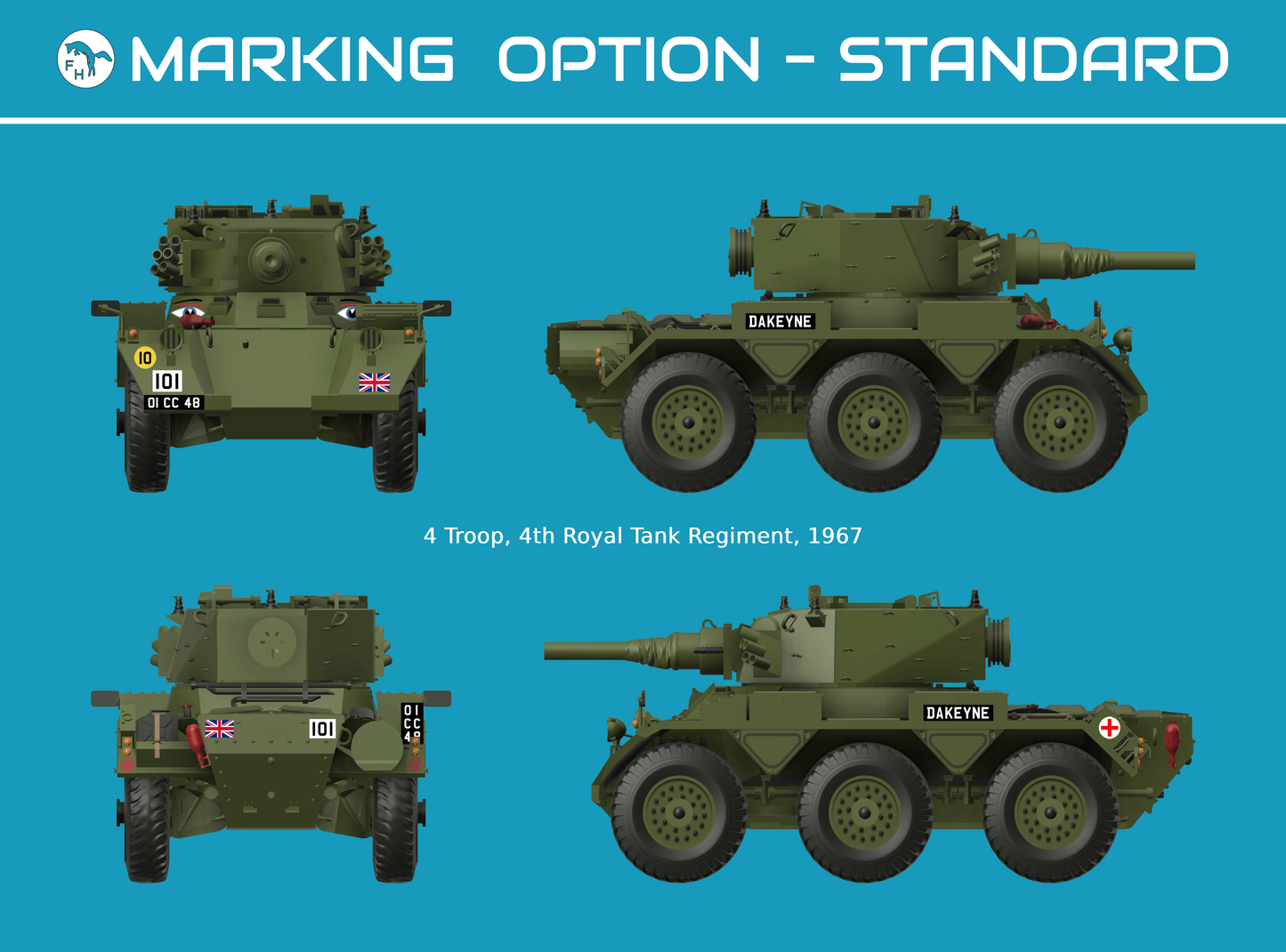 Saladin Armoured Car - Standard Kit