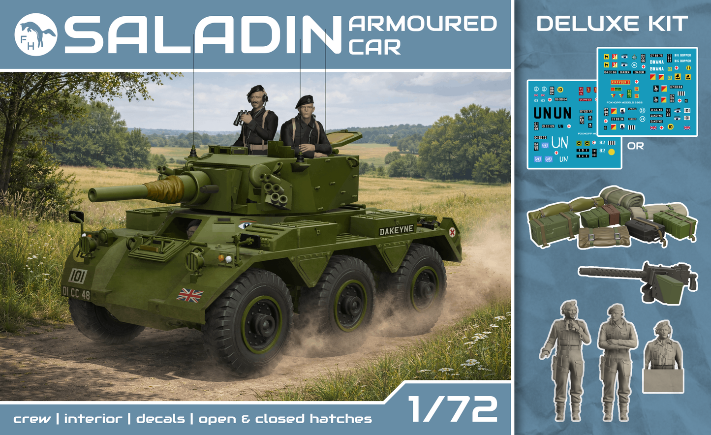 Saladin Armoured Car - Deluxe Kit