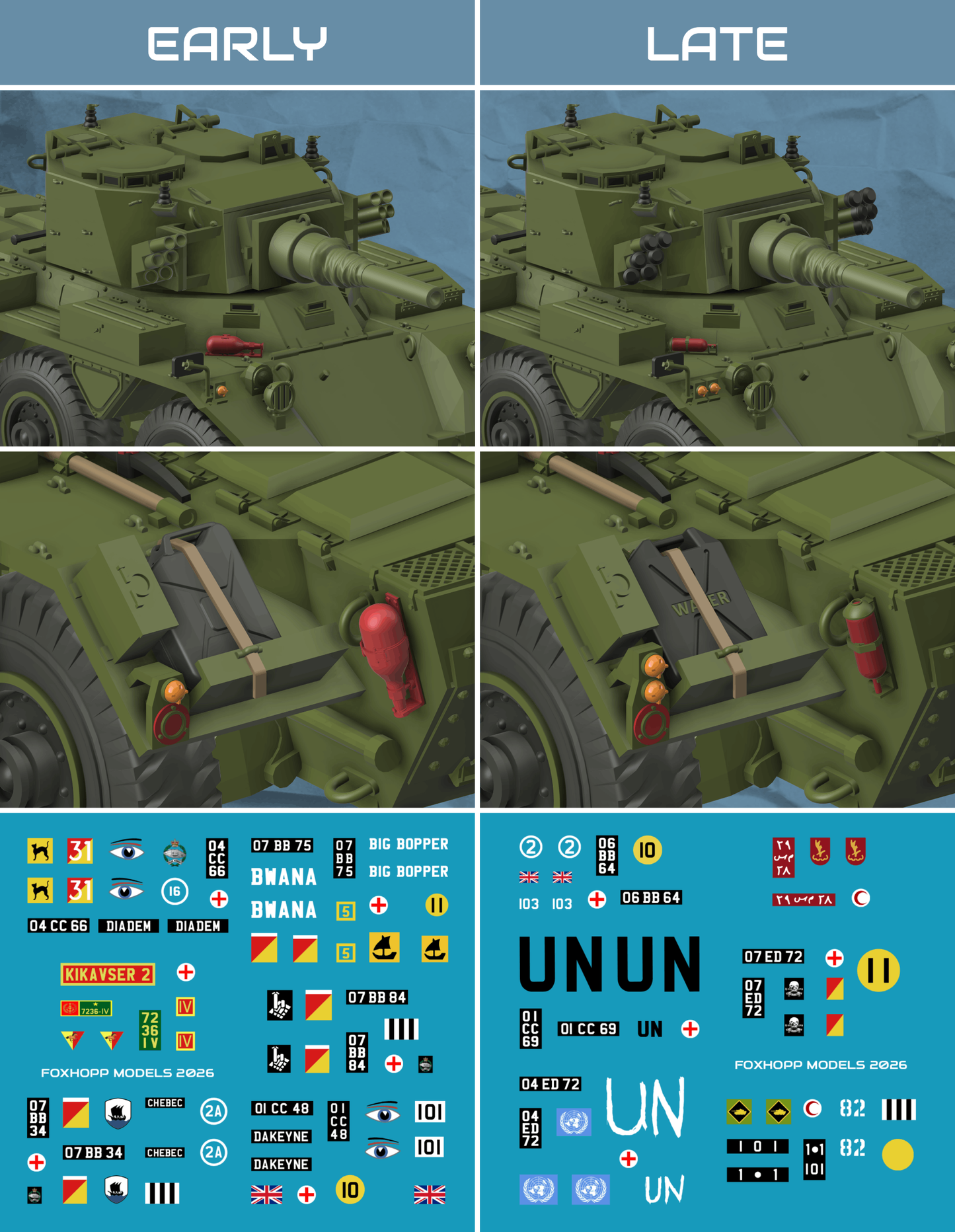 Saladin Armoured Car - Deluxe Kit