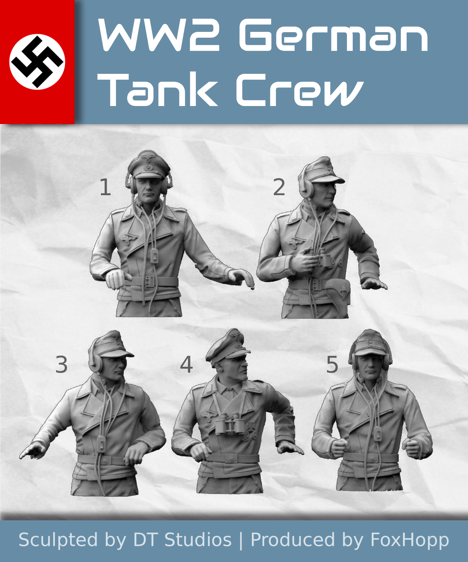 WW2 German Tank Crew – FoxHopp Models