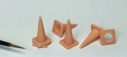 1/72 Traffic Cones and Bases
