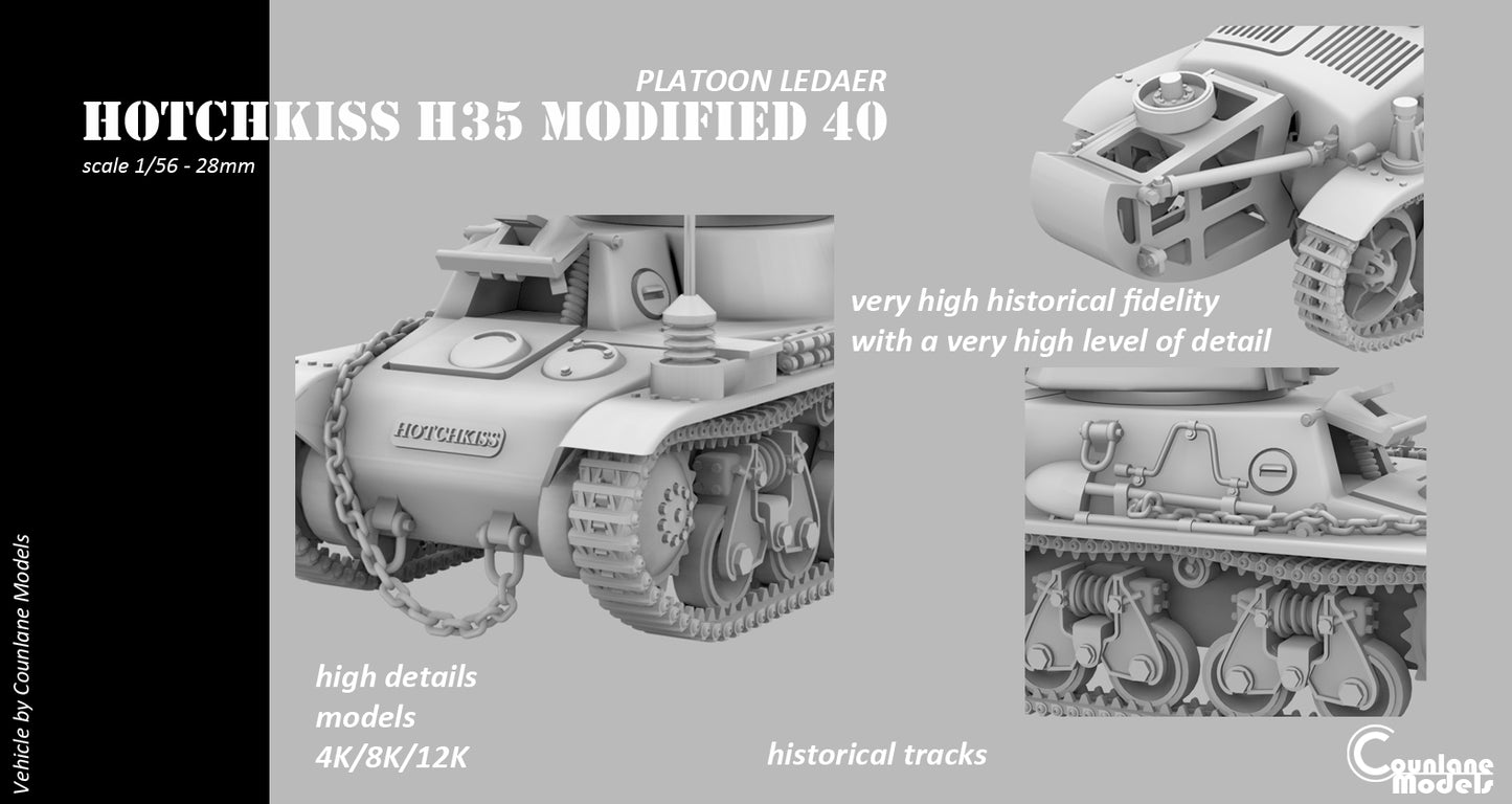 Hotchkiss H35 Model 1940 Command Tank