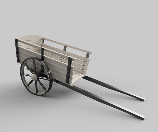 1/72 Large Wooden Farm Cart