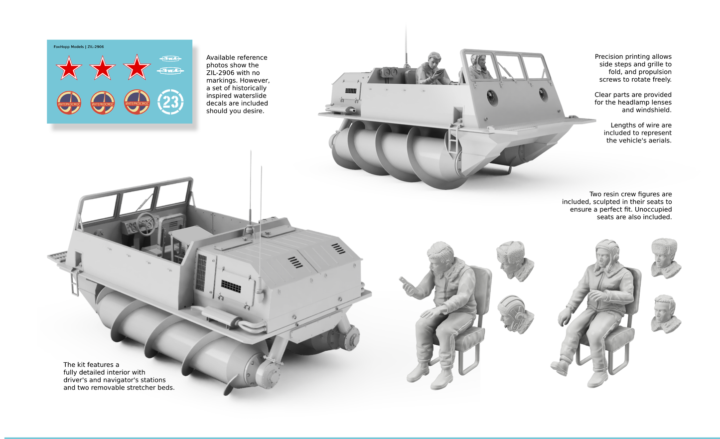 1/35 Zil-2906 w/ Crew